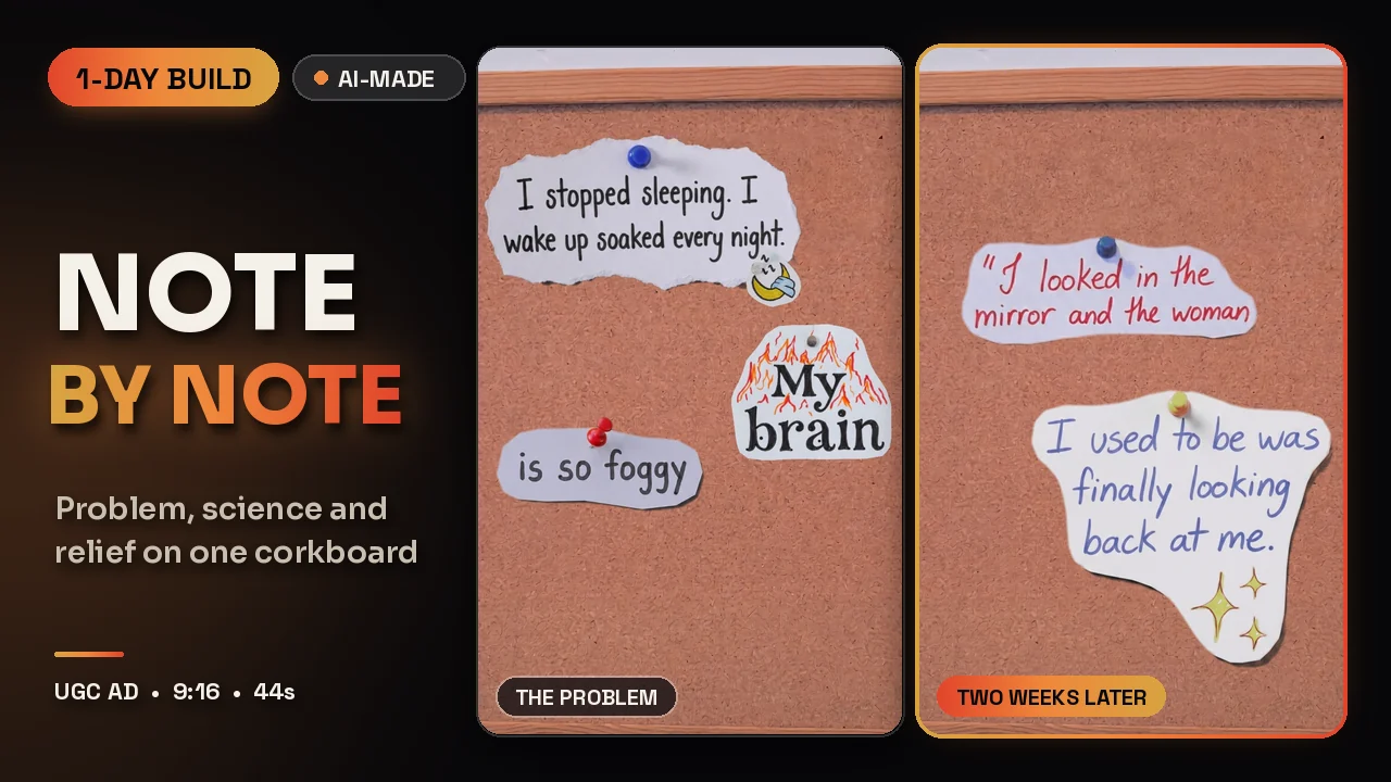 Corkboard Story Ad