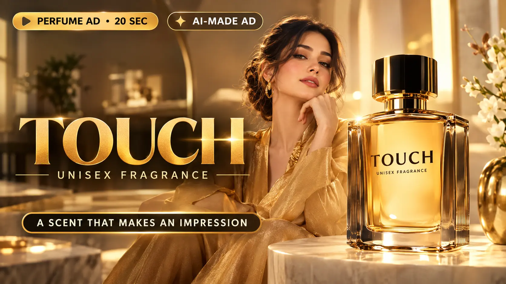 Touch Perfume Ad